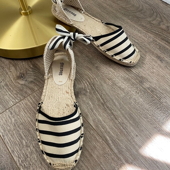 Soludos Classic Striped Sandal Espadrille Size 7.5 - Picture 6 of 8